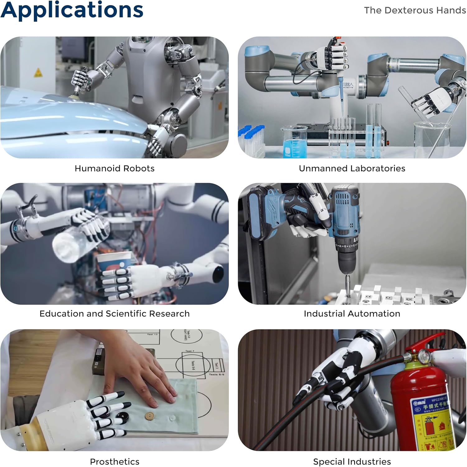 RH56DFQ-2L Five-Finger Dexterous Robotic Hand | Inspire Robots
