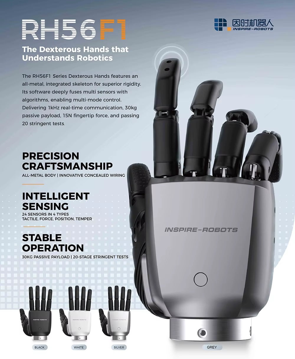 RH56F1 Tactile Sensor Dexterous Robotic Hand | Inspire Robots