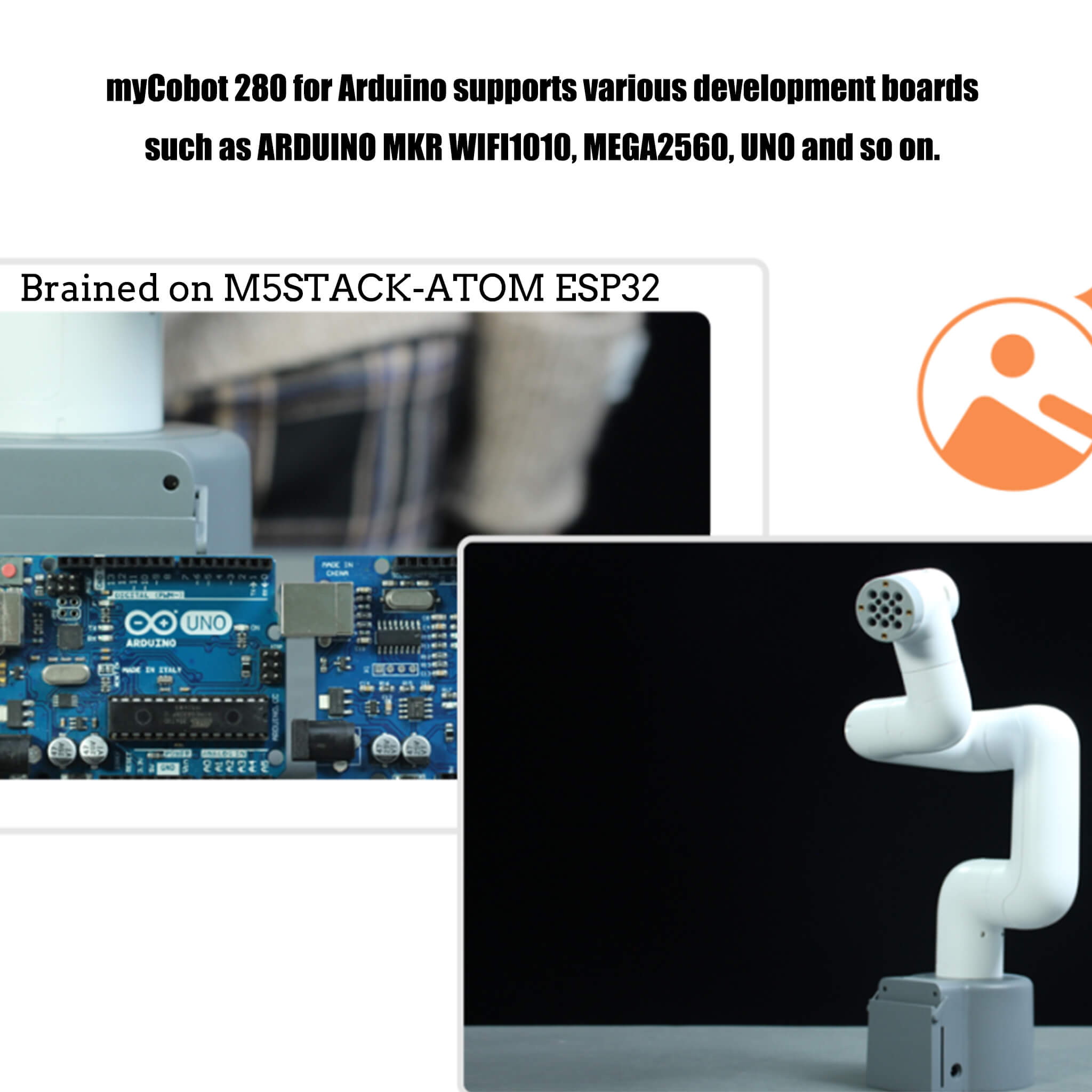 Elephant Robotics myCobot 280 for Arduino 6 DOF Collaborative Robot (for Arduino Version)