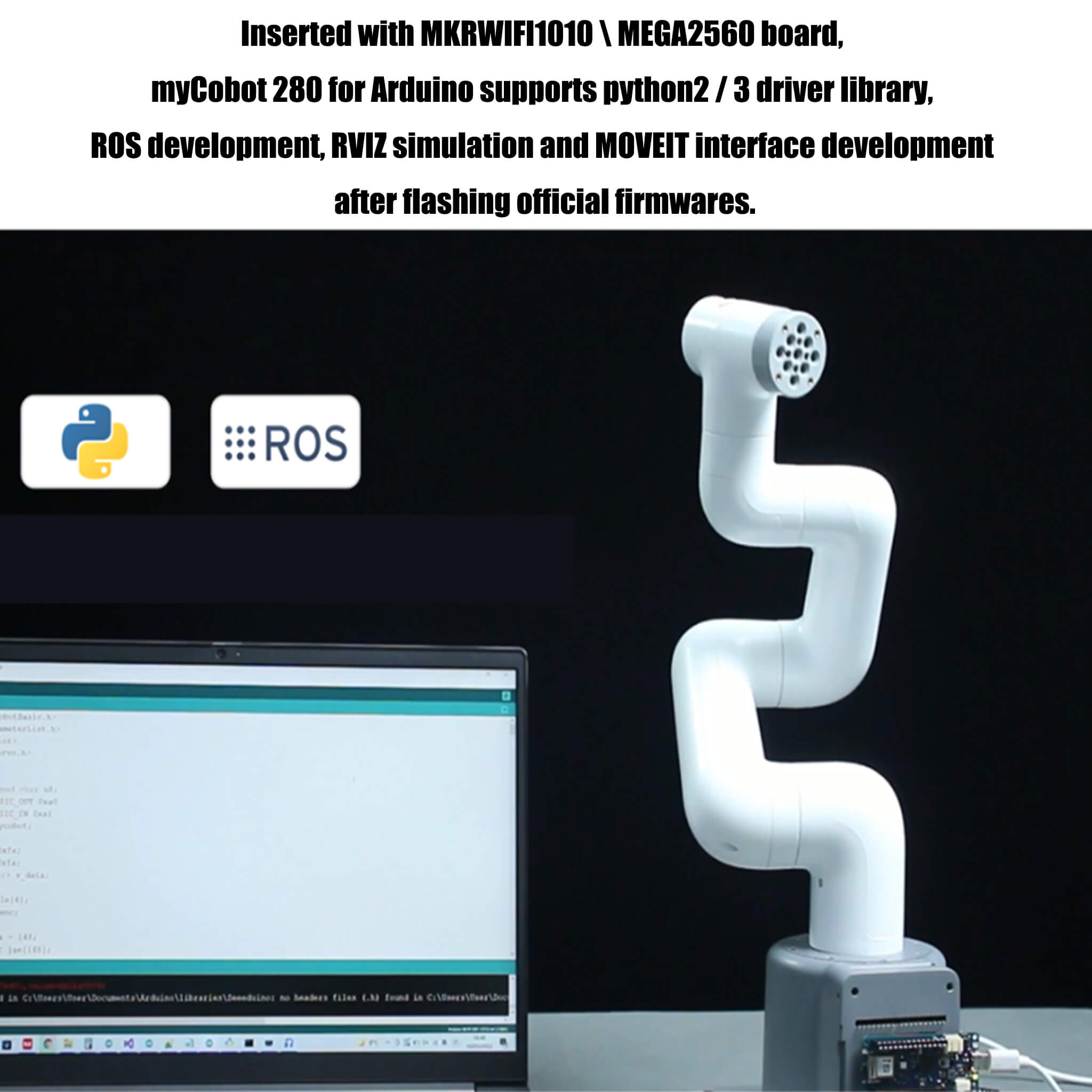 Elephant Robotics myCobot 280 for Arduino 6 DOF Collaborative Robot (for Arduino Version)
