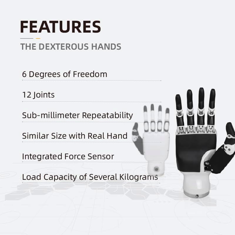 RH56DFQ-2L Five-Finger Dexterous Robotic Hand | Inspire Robots