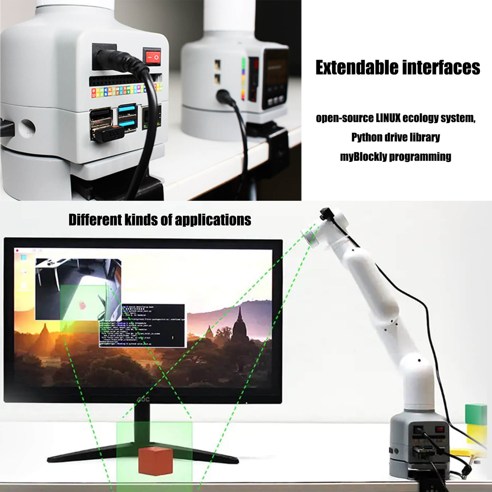 Elephant Robotics myCobot 280 Raspberry Pi 2023 - 6 DOF Collaborative Robotic Arm ( Raspberry Pi Version)